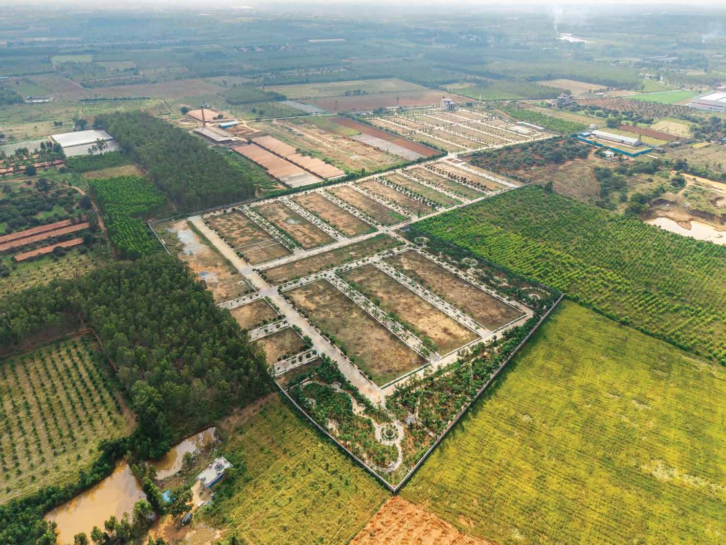 Aura Ville, aerial photograph